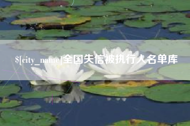 屯昌全国失信被执行人名单库
