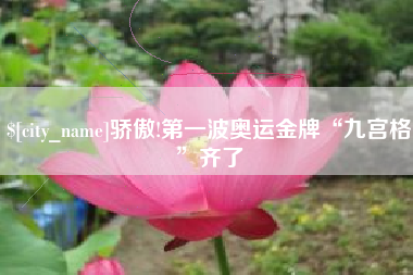 屯昌骄傲!第一波奥运金牌“九宫格”齐了