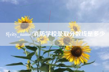 屯昌消防学校录取分数线是多少