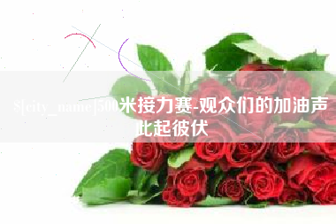 屯昌500米接力赛-观众们的加油声此起彼伏