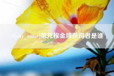 屯昌第九枚金牌获得者是谁