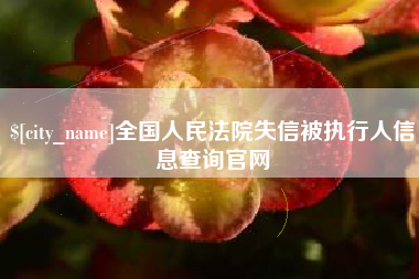 屯昌全国人民法院失信被执行人信息查询官网