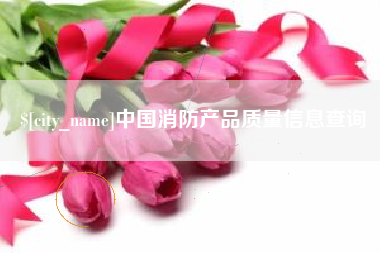 屯昌中国消防产品质量信息查询