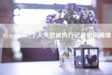 屯昌个人失信被执行记录查询阚继伟