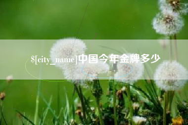 屯昌中国今年金牌多少