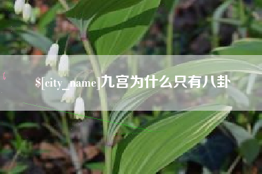 屯昌九宫为什么只有八卦
