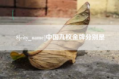 屯昌中国九枚金牌分别是