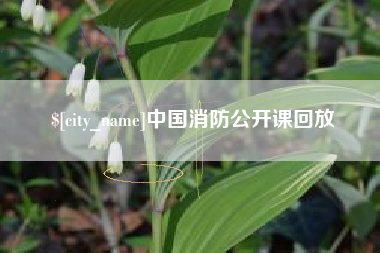 屯昌中国消防公开课回放