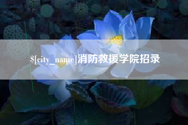 屯昌消防救援学院招录