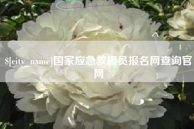 屯昌国家应急救援员报名网查询官网