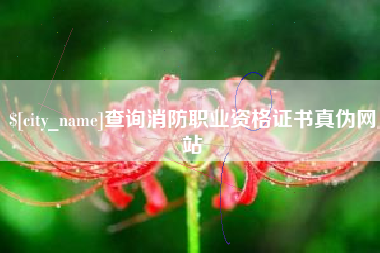 屯昌查询消防职业资格证书真伪网站