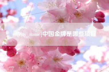 屯昌中国金牌是哪些项目