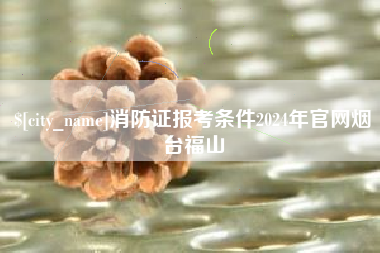 屯昌消防证报考条件2024年官网烟台福山
